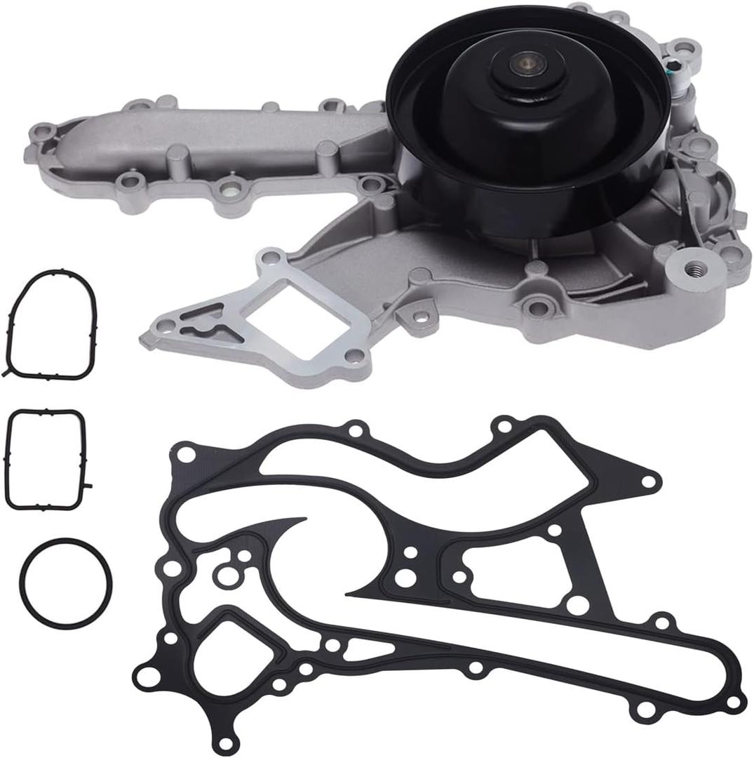 AUQDD 43157 Water Pump Kit w/Gasket (For Mercedes-Benz V6-3.5L;Eng. 276.952/276.955/276.957) Fit For 2012-2016 C300 C350 E350 E400 ML350 GLK350 SLK350 (Replace # 2762001301 A2762001301 147-2360) AUQDD 43157 Water Pump Kit w/Gasket (For Mercedes-Benz V6-3.5L;Eng. 276.952/276.955/276.957) Fit For 2012-2016 C300 C350 E350 E400 ML350 GLK350 SLK350 (Replace # 2762001301 A2762001301 147-2360)