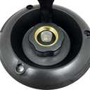 RV Water Inlet Connection, City Water Fill Inlet, Flange Brass with Check Valve, RV Water Hose Connector Water Fill Flange City Water Hookup for RV (Dimensions: 87mm)