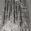 Mefirt Over The Door Pantry Organizer, Wall Mount Spice Rack, Pantry Hanging Storage and Organization, 8 Adjustable Baskets Heavy-Duty Metal for Home & Kitchen, Back of Door Seasoning Rack - Black