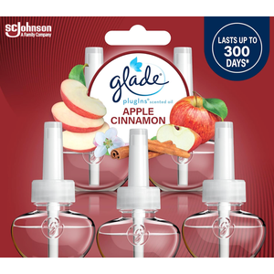 Authentic Fragrances Plug-In Refills, Up to 300 Days, Compatible with Air Wick & Glade (Glade Warmer Not Included), 3-Pack