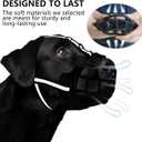 Breathable Basket Dog Muzzle - Adjustable, Prevents Biting/Chewing/Scavenging for Small/Medium/Large Dogs - Panting/Drinking Friendly, Easy Clean for Training (Muzzle 13.8-14.2 in, 66.1 lbs)