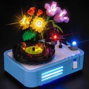 Upgraded Led Light Kit Compatible with Lego Record Player with Flowers Building Set, Lights Decoration Compatible with Lego 31172 (Model Not Included)