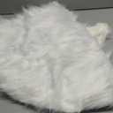 60 Inch White Christmas Tree Skirt, Faux Fur Large Christmas Tree Skirt Holiday Xmas Decorations