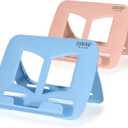 Book Stand - Portable Document Holder for Kitchen, Reading, Desk, Supporting Cook Books, Music Books, iPads, with Multiple Positions and Page, Stylish & Sturdy