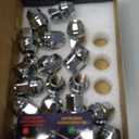 20 Pcs 14x1.5 One-Piece Chrome OEM Factory Style Lug Nuts for Stock Wheels, Replacement for 2015/2016/2017/2018/2019/2020 Mustang Edge MKX MKZ Aviator