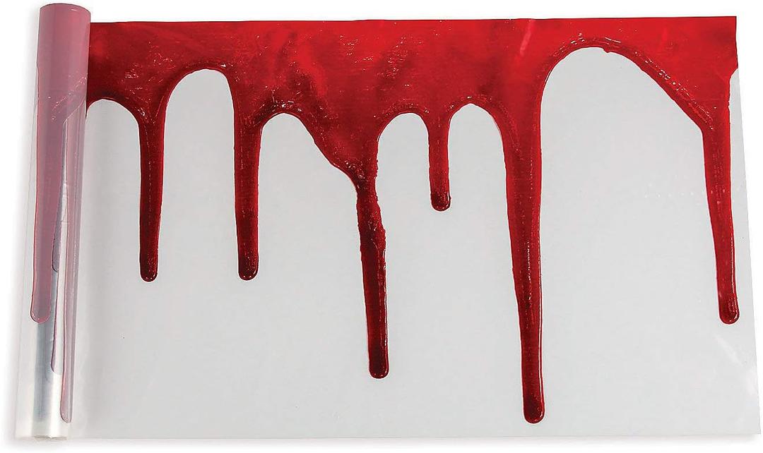 Fun Express Halloween Bloody Bunting Roll - Party Decor - 1 Piece (Large)