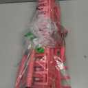 JANMPASK Braiding Hair Rack Height Adjustable 144 Pegs Braiding Rack Hair Extension Holder with Hair Braid Tools, Easy to Assemble (pink)