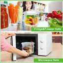 Macarrie 100 Pack 17 oz Square Deli Containers with Lids Clear Plastic Food Storage Containers Airtight Organizer Bin for Food Prep Freezer Kitchen Restaurant Supplies