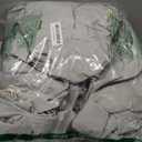 BESTOUCH Duvet Cover Set 100% Washed Cotton Linen Feel Super Soft Comfortable Chic Lightweight 3 PCs Home Bedding Set Solid Northern Droplet Grey King (King (104" x 90"))