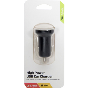 CELL Candy Fast Charge Dual USB CAR CHARGER 12 Watts