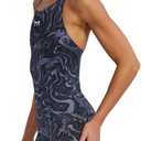 TYR Women's Thresher Hyperblitz Open Back Swimsuit Competitive Racing One Piece Swimwear (Black) Size 34