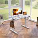 Standing Desk, 40x24 Inch Electric Height Adjustable Computer Desk