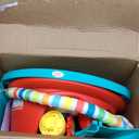 Bright Starts 3-in-1 SuperSeat Playful Paradise, Baby Activity Seat with Toys, Snacking Tray, Booster Seat, BPA Free Tray, Unisex, 6 Months +