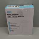 Tastyle Mini Hot and Iced Coffee Maker Single Serve, for K Cup and Ground, 6 to 14 Oz Brew Sizes, with Recipe Book, for Home, Travel, RV, Office and Dorm, Classic Black (2.0 Version)