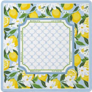 Cztulip Blue Lemon Floral Anti-Slip Noise-Reducing Mahjong Mat,31.5x31.5In
Cottagecore Botanical Garden Mahjong Mat for Table Board,Games Tile Game,Poker and Cards