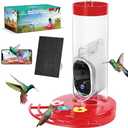 Smart Hummingbird Feeders with Camera AI Identify Bird Species, Smart Hummingbird Feeder for Outdoors with Camera
