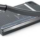MROCO Paper Cutter 12" Cut Length Paper Trimmer, Guillotine Trimmer with 12 sheet Capacity Paper Cutting Board, Heavy Duty Guillotine Paper Cutters and Trimmers for Cardstock Paper Crafts Paper Slicer