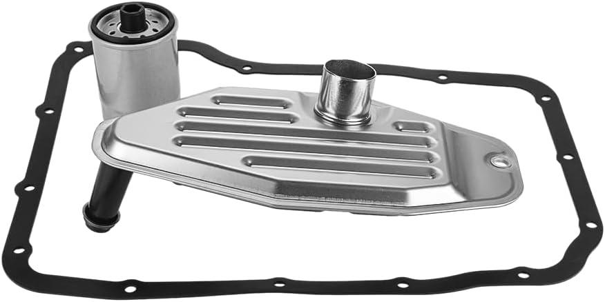 4WD Transmission Filter Kit Transmission Oil Filter Kit - Compatible for 45RFE 545RFE 65RFE 66RFE 68RFE for Ram 1500/2500/3500 for Jeep Grand Cherokee 2001-2013 - Replace Part 5013470AC