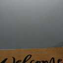 Calloway Mills Cursive Welcome Doormat, 24" x 48" (2' x 4' (Rectangular), Black)