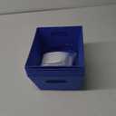 Worown 6 Pack Blue Cardboard Basket for Gifts Empty, Kraft Basket Kit with bags and Pull Bows for Packing Gift on Easter, Christmas, Birthday, Wedding