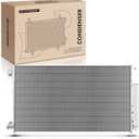 A-Premium Air Conditioning A/C Condenser Compatible with 2003-2007 Honda Accord 2.4L 3.0L, Replace# 80110SDRA01