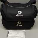 Diono Solana, No Latch, Pack of 2 Backless Booster Car Seats, Lightweight, Machine Washable Covers, Cup Holders, Black