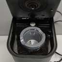 Single Serve One Cup Coffee Maker, for K Cups and Grounds, Mini Coffee Maker with Portable Handle, 6 to 12 Oz Brew Size, for Travel, Camping, Office, RV and Dorm, 120V, Black and Gold