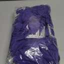 Joccun 30 PCS Spandex Chair Sashes Bows Stretch Chair Cover Band with Buckle Slider Universal Elastic Chair Ties for Wedding Banquet Party Event Decoration (Purple)