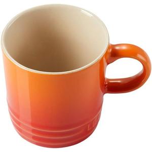 Le Creuset Stoneware Espresso Mug, 100 ml-Volcanic, red Flame (3.4 Ounces)