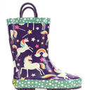 Kids Unicorn Dreams Rain Boot - Purple
 Size 5