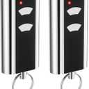 2 Garage Door Opener Remote for LiftMaster Chamberlain Craftsman Openers Since 1993, Replace 893MAX 890MAX 893LM 973LM 373LM (Black-2 Pack)