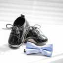 Meckior Infant Baby Boys Girls Classic PU Leather Wedding Loafers Brogue Toddler Oxford Dress Shoes First Steps Walking Flat Lazy Crib Shoe, 3