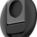 JAGTRADE Fit for Phone 14/13 Continuity Camera Mount Magnetic Cell Phone Finger Holder Removable Cellphone Metal Buckle, 6x6x0.7cm, Black