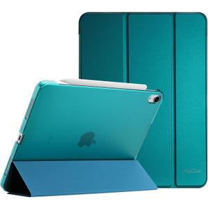 ProCase Smart Case for iPad Air 11-inch M4 (2026, 8th Gen) / M3 (2025) / M2 (2024) & 10.9 Inch iPad Air 5th (2022) & 4th (2020)  Protective Hard Back Cover with Auto Sleep/Wake - Emerald