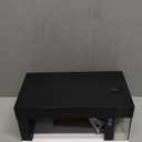 1/64 Scale Diecast Display Case for Hot Wheel Storage with LED Lights, Stackable Electric Garage with Voice Control, 3 Replaceable 3D Scenes Parking Lot Diorama for Model Cars (Black)