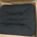 Srutirbo Car Booster Seat Cushion Raise The Height for Short People Driving Hip (Tailbone) and Lower Cack Fatigue Relief Suitable for Trucks, Cars, SUVs, Office Chairs, Wheelchairs (Pure Black), Onesize