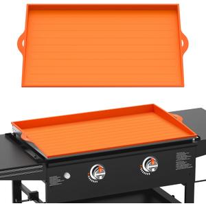 Silicone Griddle Cover for Blackstone - 28 Inch Full-Edge Covered Heavy Duty Food-Grade Silicone Griddle Mat for Blackstone Accessories, Protects Grill from Dirt and Rust