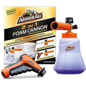 2-in-1 Foam Cannon Kit, Car Cleaning Kit Connects to Power Washers and Garden