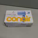 Conair Travel Hair Dryer with Dual Voltage, 1600W Compact Blow Dryer with Folding Handle, Blue