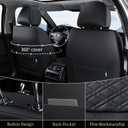 FLORICH Seat Covers, Front Seat Covers 2 PCs, Automotive Seat Cover for Cars, Luxury Leather Universal Seat Cover Accessories Fit for Most Cars SUV Truck Sedans(Black)