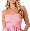 Petal & Pup Women's Dede Halter Top, XS
