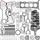 G4KJ 2.4L Engine Rebuild Overhaul Kit w/Crankshaft Piston Set Compatible with Hyundai Sonata Tucson Santa Fe 2011-2019, for Kia Optima Sorento Sportage 2011-2020 23111-2G200 23510-2G500