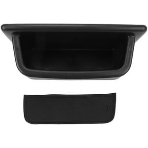 Car Center Console Dashboard Organizer, ABS Behind Screen Storage Box Tray with Anti Slip Pad for 2021 2022 2023 2024