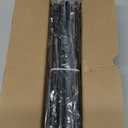 TVWOO 2 Pack Wrap Around Curtain Rods, 28 to 48 Inch, 5/8 Inch Adjustable Blackout Curtain Rod Set, Room Darkening Window Rod, Metal Thicken Hidden Curved Drapery Rod, Matte Black