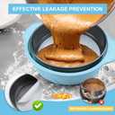 8.7 In Springform Pan, Round Leakproof Nonstick Removable Bottom Cheesecake Pan, Baking Silicone cake pans Protector with 50PCS Parchment Paper