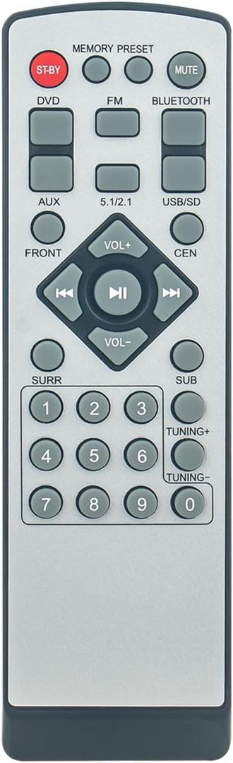 AIDITIYMI Replacement Remote Compatible with Acoustic Audio AA5170 AA5171 AA5172 Home Theater Speaker System