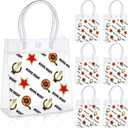 LemonRoad 24 Pcs Movie Night Party Treat Bags with Handles, 5.9x6.3x2.8 Inches Movie Night Goodie Bags Theater Candy Bag for Birthday Now Showing Party Supplies