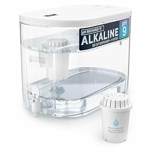 Invigorated Water Alkaline Water Purification Unit, White, Plastic, pH001 Filter Included, Convenient Anti-Slip Design