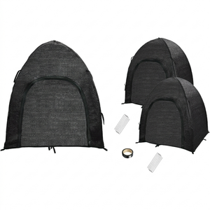 Winter Plant Covers for Snow and Ice Protection Shrub Cover Freeze Protection Plant Tent Protect Outdoor Plant and Potted Plant from Snow Frost Sun and Animal with Zipper Door 22*22*22 (2Packs)