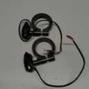 FACAILAHA Universal Motorcycle Front Fork Mounting LED Turn Signals Lights 12V Amber Blinkers W/Mounting Bracket for Honda Harley Yamaha Suzuki Kawasaki